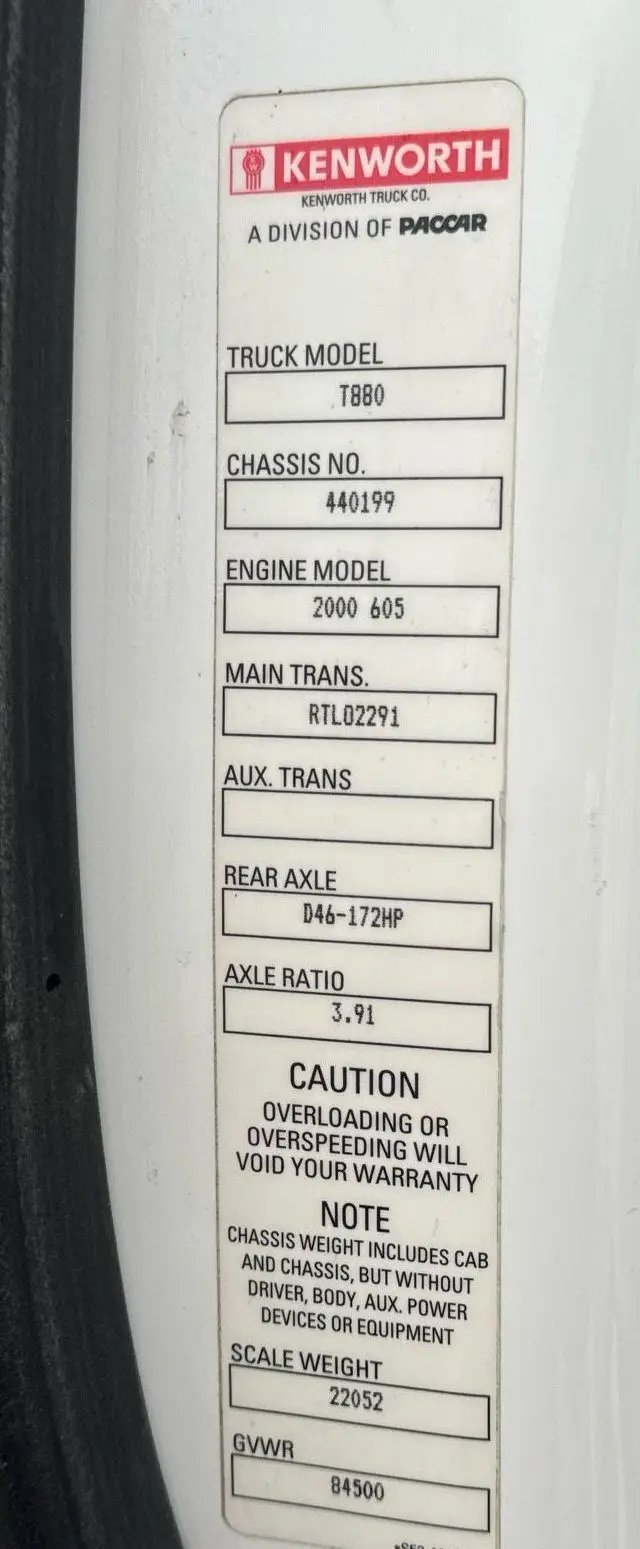 2021 Kenworth T880 photo 143