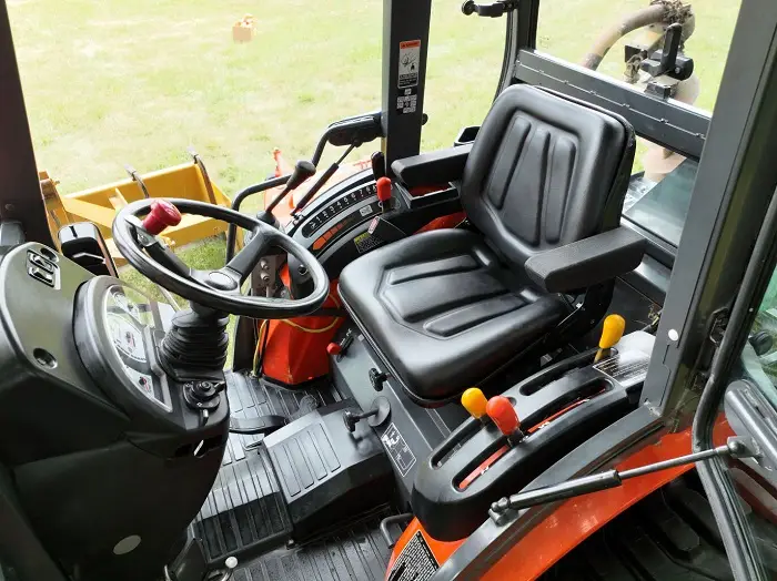 2009 Kubota B3030 4X4 Tractor W Cab Loader Tiller Box Scraper Belly Mower HEAT & A/C! photo 12